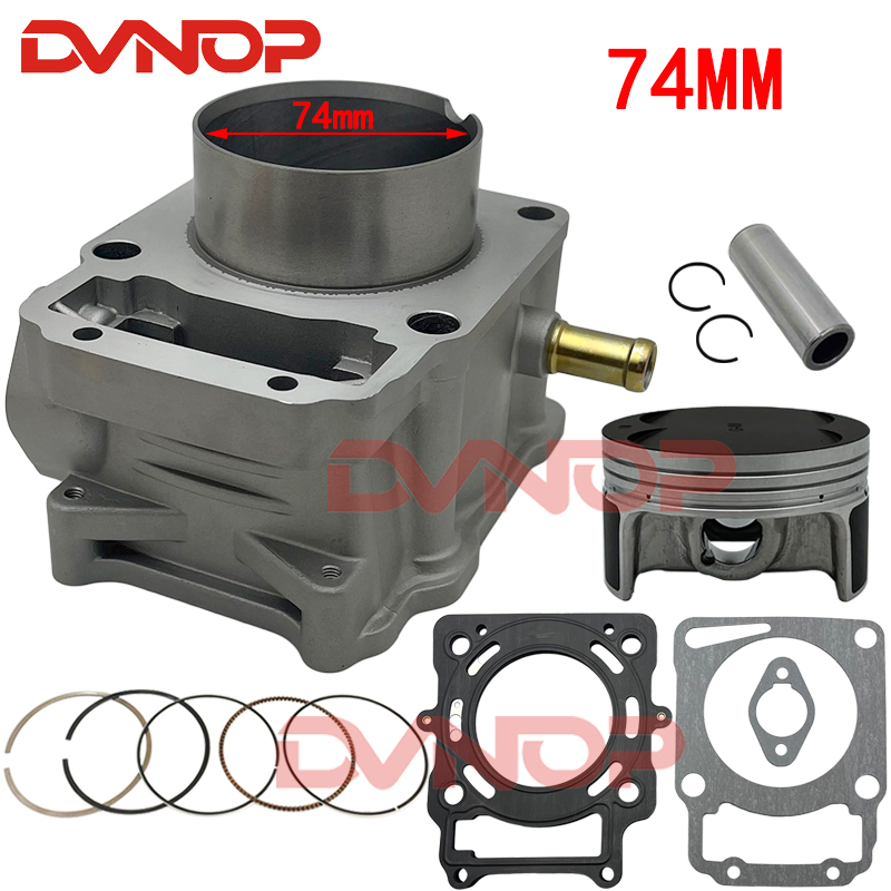 Motorcycle Engine Kit - Motorfiets 74mm Boring Cilinder Zuigerveer Pakking