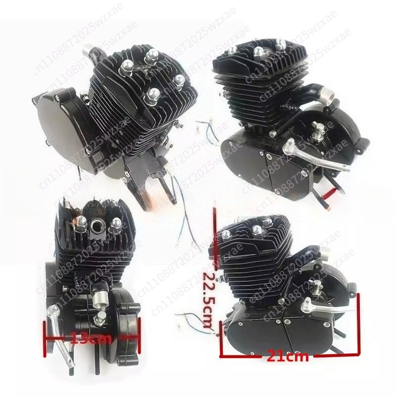 2-takt 80cc fietsmotor, 1,65 p - Motorcycle Engine Kit recensie en prijs